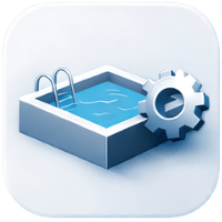 Poolmontage und Installation der Pooltechnik