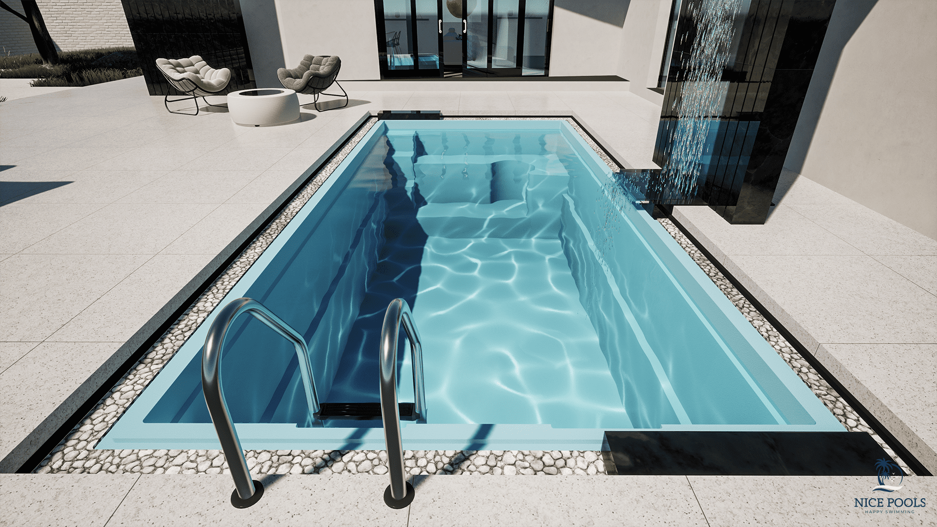 Spazio – basen z włókna szklanego